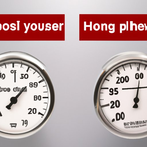  High Blood Pressure vs. Low Blood Pressure 