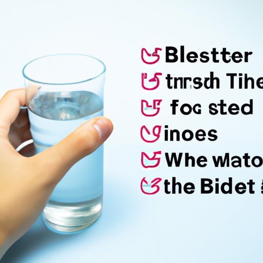  The Importance of Proper Hydration Before a Blood Test: Guidelines for Drinking Water 