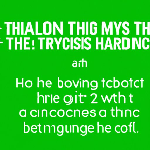 III. The Truth About THC and Getting High: Myths vs. Reality