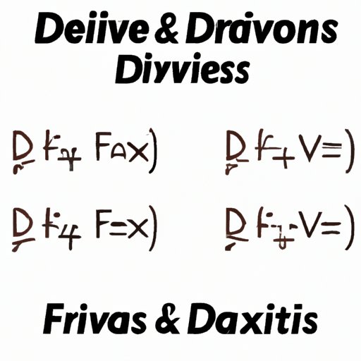 From High School to College: Tips on How to Find Derivatives of Functions