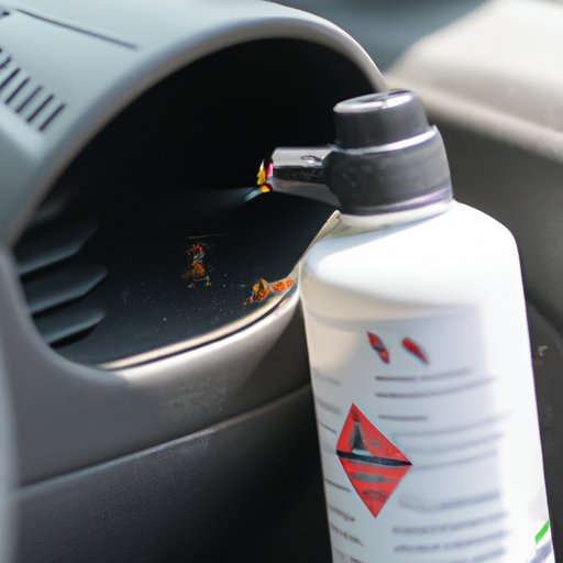 Use a Natural Insecticide Spray to Kill Any Visible Ants Inside the Car