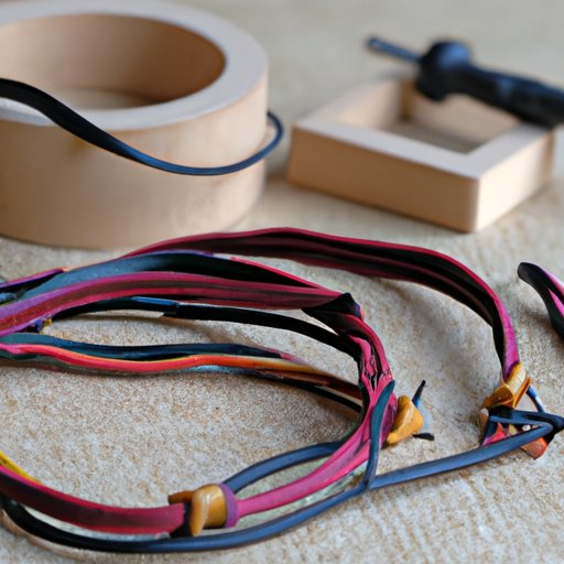 IV. Making an Adjustable Bracelet with Leather Cords and Knots